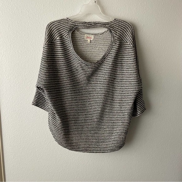 Anthropologie Deletta Textured Stripe Sweater - Picture 5 of 6